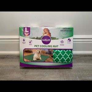 Halo Pet Cooling Mat Large Green and White in Box